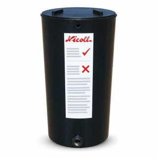 Tanque de Agua Nicoll Perdurit Cilíndrico Bicapa 200 L
