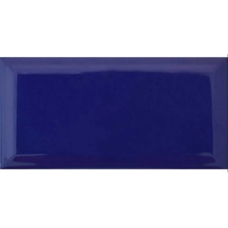 Cerámica Ladrillo Biselado 10x20cm Azul Brillante TECNOGRES