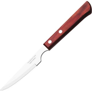 Juego 12 Cuchillos Chuleteros Polywood Rojo Tramontina 21109/074