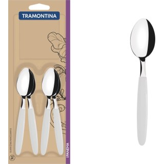 Juego 12 Cucharas De Té Tramontina Ipanema Blanco 23367/980
