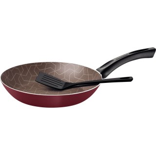 Sartén 22cm + Espátula Starflon Rojo Tramontina Paris 28500/722