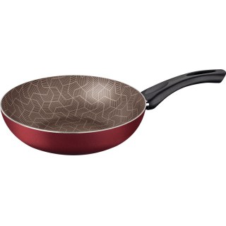Sartén Honda 24cm Starflon Rojo Tramontina Paris 28509/724