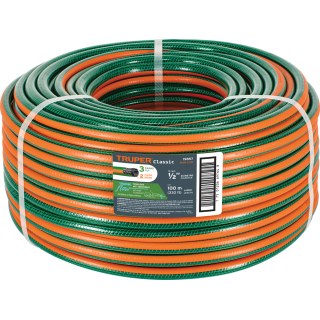 Manguera Reforzada 3 Capas 1/2'' 100mt Truper MAN-1/2R