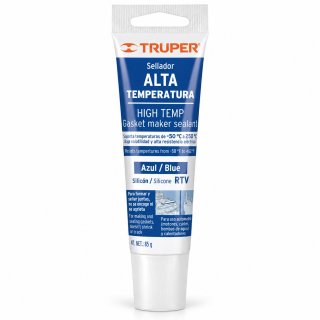 Silicona Alta Temperatura Azul 85gr TRUPER