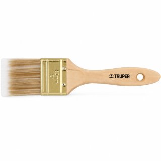 Pincel Cerda Blanca 2'' Corte Recto Truper BRT-2S (Unidad)