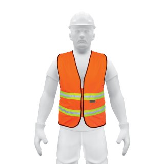 Chaleco de Seguridad Naranja Reflectivo Truper CHS-600N