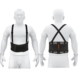 Faja Lumbar Malla Transpirable Con Tiradores Talle L Truper FAJA-LV