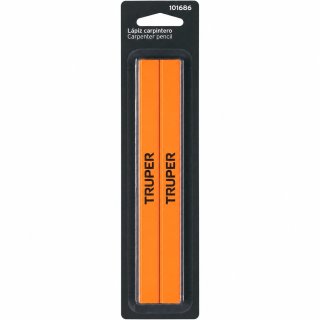 Lápiz De Carpintero Ovalado 18cm Profesional Truper
