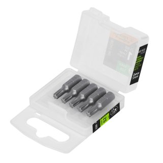 Puntas Atornillador Torx T25 x 1'' Truper PUDE-5125 Estuche x 5 