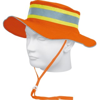 Sombrero Protección UV Naranja Reflectivo Truper SR-600N