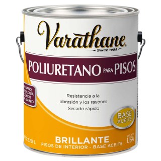 Poliuretano Para Pisos Base Aceite Brillante 3,785lt Varathane