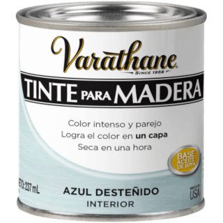 Tinte Para Madera Azul Desteñido Varathane 237ml