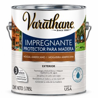 Protector De Madera Nogal Americano 3,785lt Varathane Raincoat 