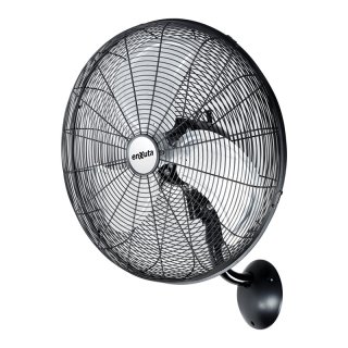 Ventilador de Pared Metálico tipo Industrial Negro 50 cm de Diámetro 120 W Enxuta VIWENX3020