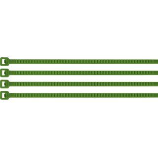 Precinto Collarín Plástico 30cm x 4.5mm Verde Volteck CIN-5030V